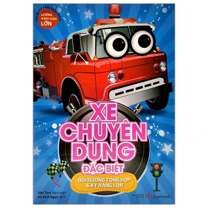 Sách dán hình ô tô - Xe chuyên dụng đặc biệt (80 hình dán)